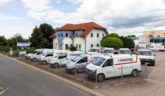 Betriebsgelände der Heizung, Lüftung und Sanitär Trautmann Arnstadt